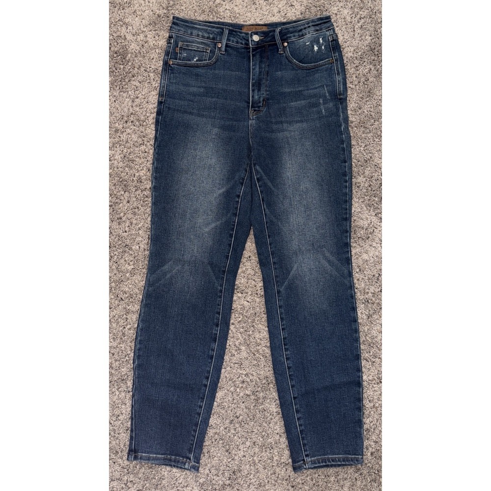 Judy Blue Jeans Denim Womens 11/30‎ High Waist Tummy Control Slim Fit JB88776 DK